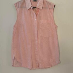 Stradivarius Light Pink Sleeveless Top